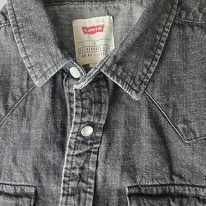 Levi's Black Denim Shirt